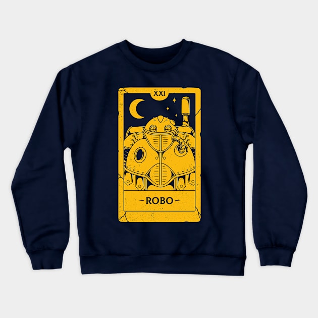 Robo Tarot Card Crewneck Sweatshirt by Alundrart